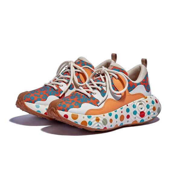 UIN Shoes - UIN Women's Walking Shoes Casual Travel Sneaker (POLKA DOT CORALS BRAVA III )